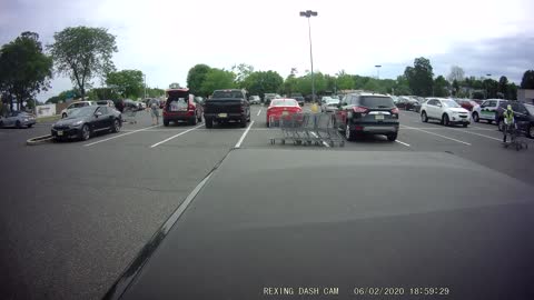 Shopping Carts Collide with Cars