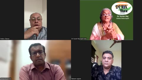 Dr Pedro, Dr Wilson Dr Faheem & Dr Susan Indo Mexican Medical meeting