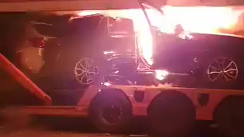 Johannesburg, South Africa Riots: Truck Torched, Protesting Ex Presidents Arrest for Corruption