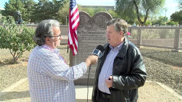 Press Release Treasurer Royce Flora 1v1 with MAAP'S Host George Nemeh at the Arizona State Capitol.