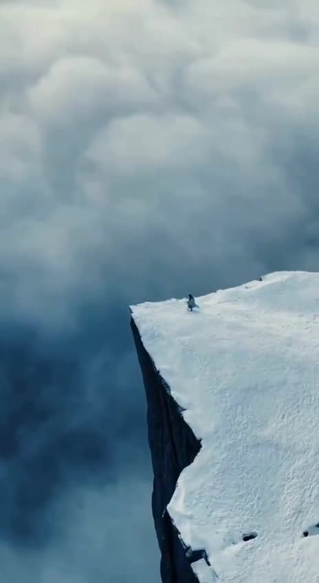 At the end of the world in Norway. ⛰