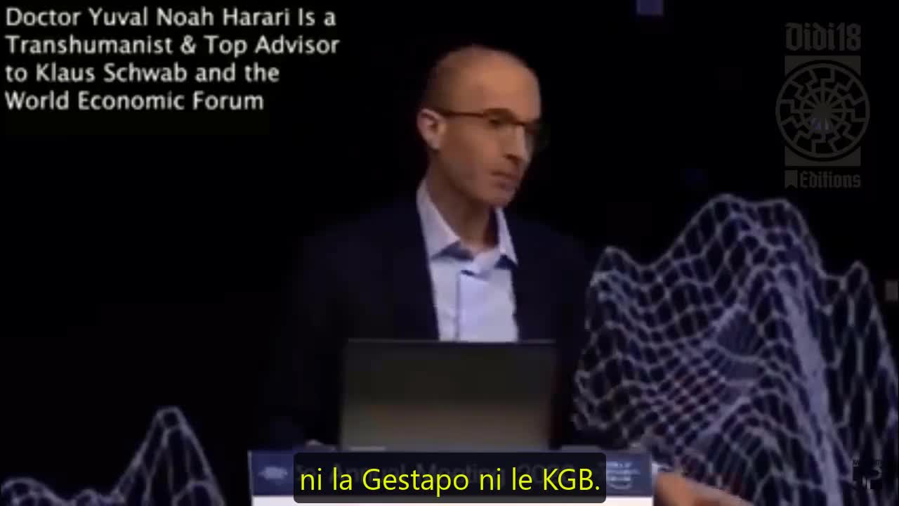 un misto di affermazioni di Yuval Noah Harari