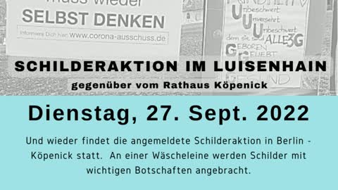 27.09. Schilder-Demo in Köpenick