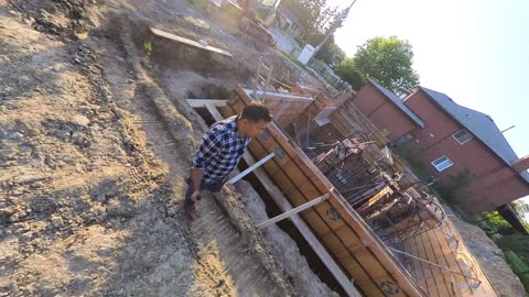 Ep. 13. What A Basement Foundation Looks Like After It Was Cured | Building Custom Home