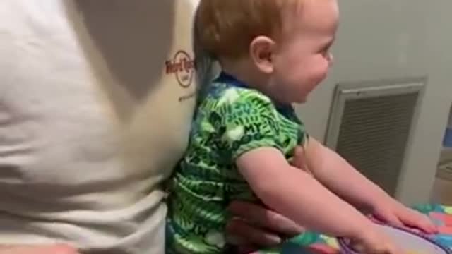 Cute Baby try not to smile Challenge #12