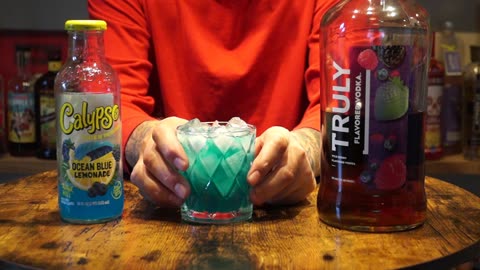 Truly Very Berry Vodka & Calypso Ocean Blue Lemonade