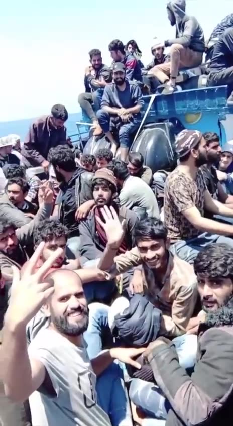 REFUGEES BOARD OFF THE NEW CONFLICT TO MANY PEOPLE!