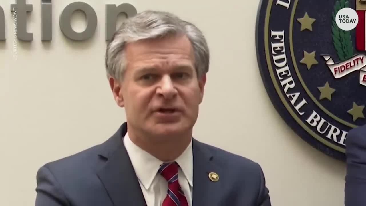 FBI Director Christopher Wray condemns threats | USA TODAY