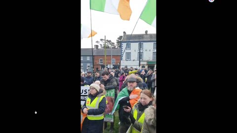 Arklow Co. Wicklow Anti-Mass Immigration Protest-Philip Dwyer 10-02-24