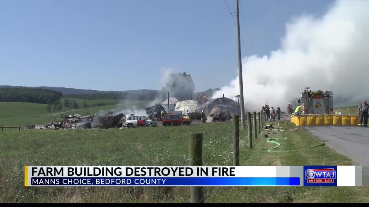 Bedford barn fire