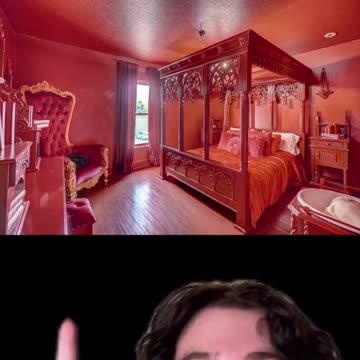 To me it is funny to live in a totally pink mansion?