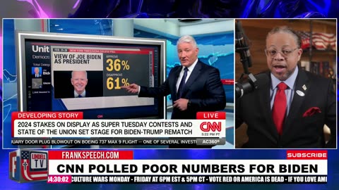 BIDEN THINKS HE IS UP IN THE POLLS