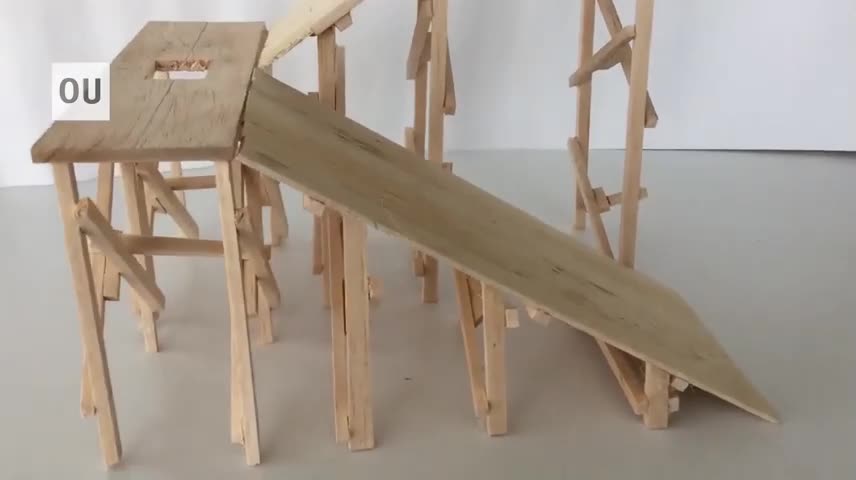 Part Of The Process Of Making A Mini House