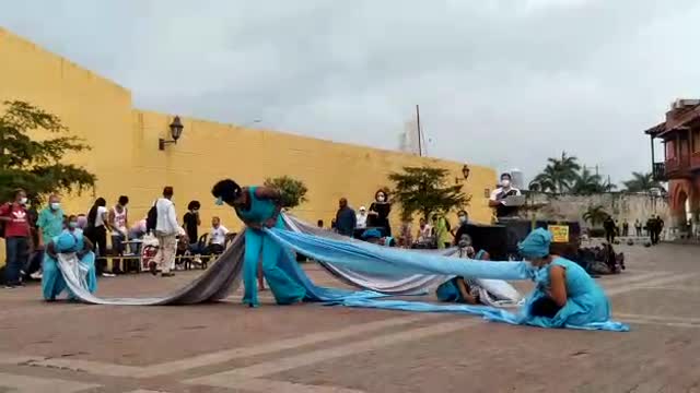 Toma artística en la plaza de Los Coches.