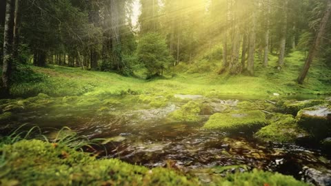 RIVER ON THE FOREST AMBIANCE