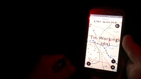 I am lost while hiking the dark