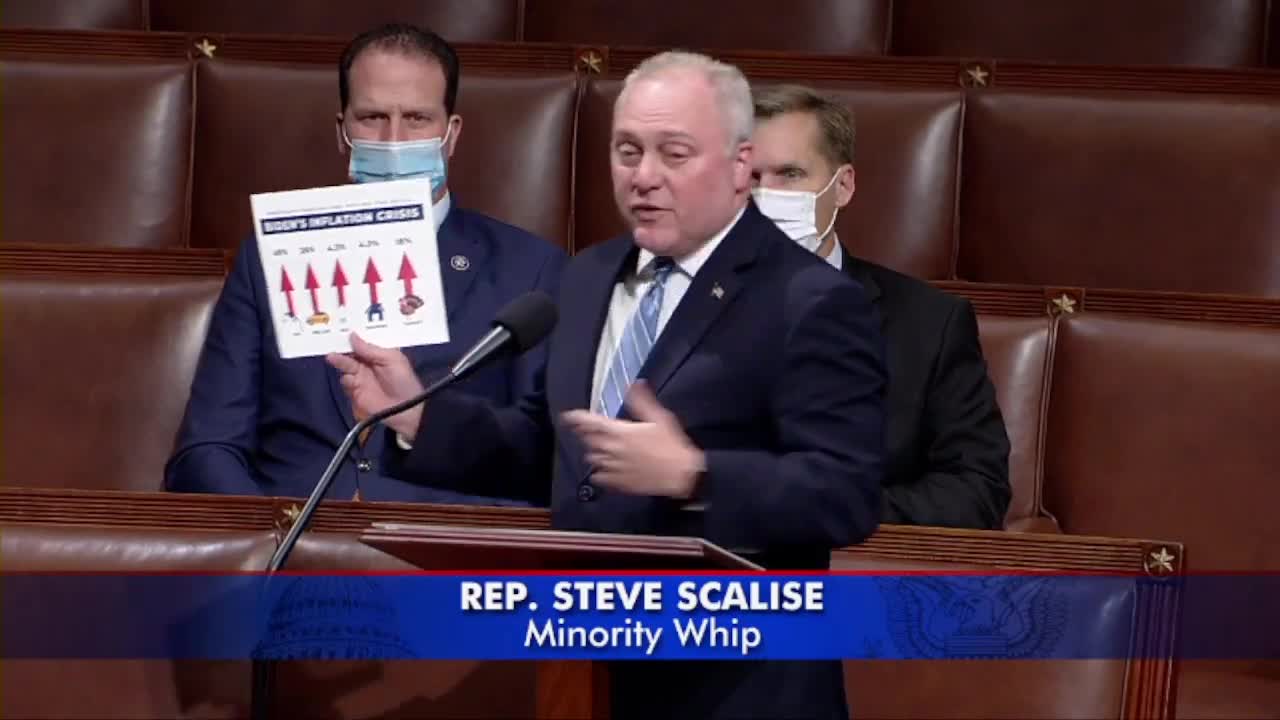 'Stop This Madness': Steve Scalise Rails Against Tax Provisions In Biden's Build Back Better Agenda