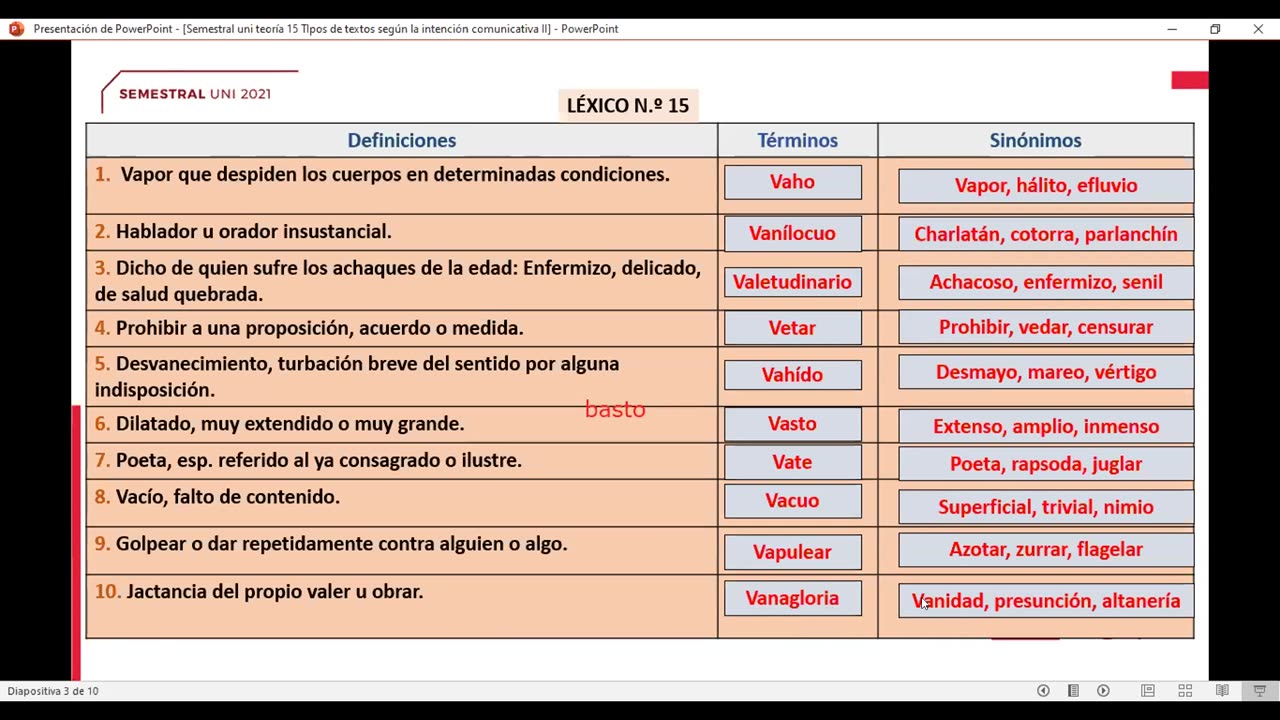 SEMESTRAL VALLEJO 2021 | Semana 15 | RV S2 | Geometría