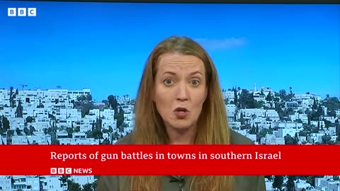 Israel: Palestine forces launch surprise rocket attack from GAZA