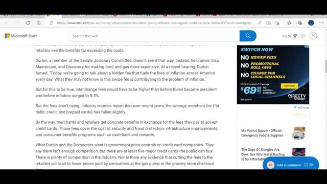 Demoncrats now blame credit cards for inflation