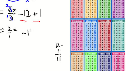 Answer to 3(2x/3-4)+1