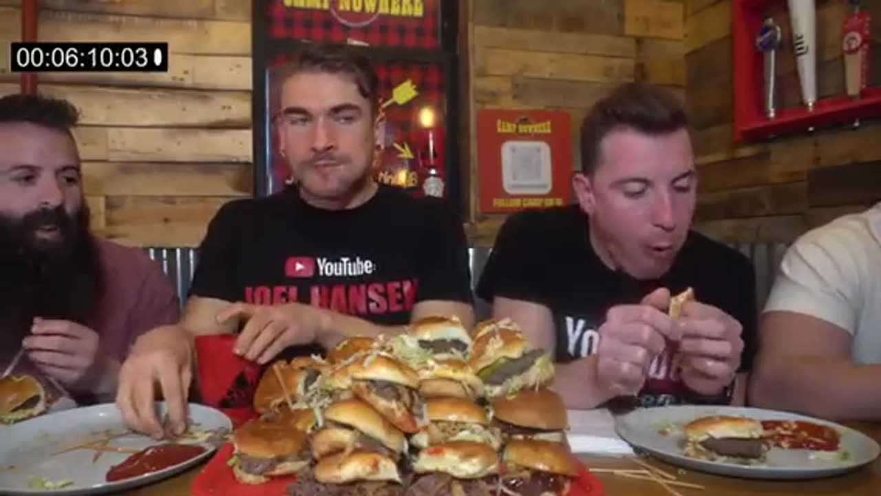 Impossible 100 burger challenge