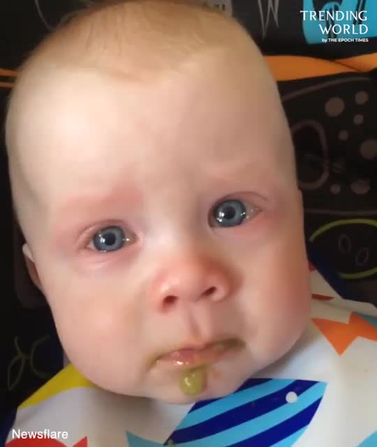 Baby moved to tears by his Mother singing a worship song