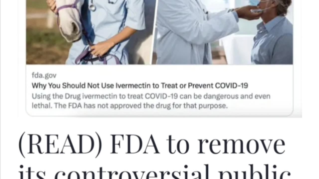 FDA Loses its War on Ivermectin