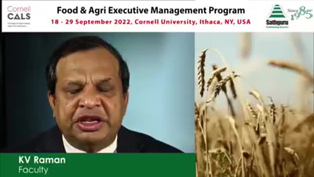 Cornell Sathguru Food and Agri Executive Management Program