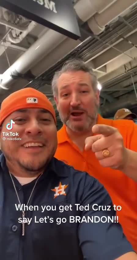 Ted Cruz says "Let's Go Brandon"