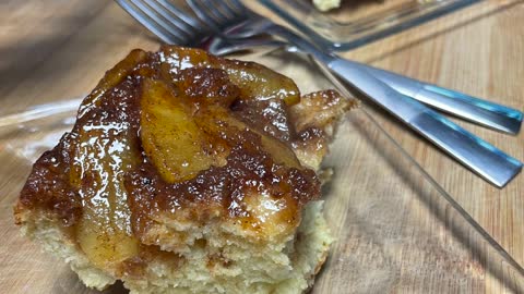 Upside Down Apple Coffee Cake