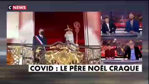 La mairie de Nancy fait de la propagande vaccinale auprès des enfants avec le père noel