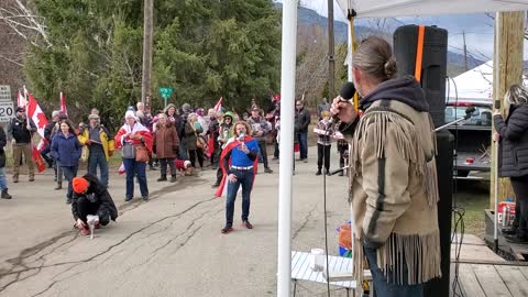 Freedom Convoy to Osoyoos Barbwire Border Rally Documentary March 19, 2022 | IrnieracingNews