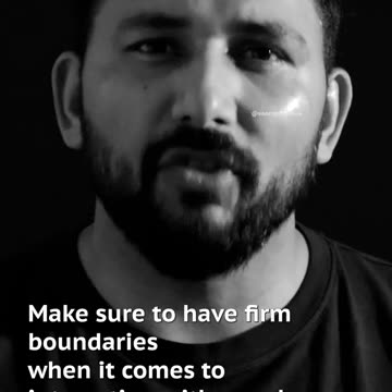 Self respect starts from within.