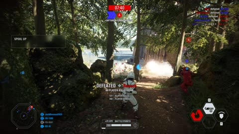 Star Wars Battlefront 2: Instant Action First Order Takodana (Co-Op Mission Attack) Gameplay