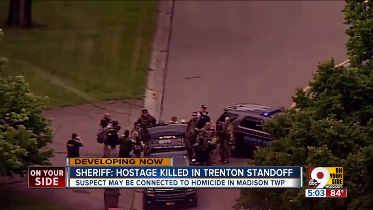 Sheriff: Elderly hostage killed in Trenton standoff