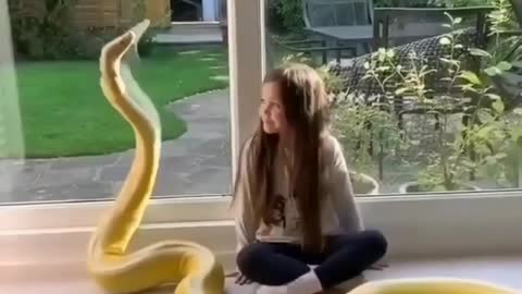 Cute girl snake video 🐍🐍🐍