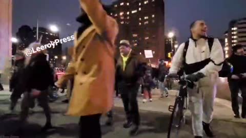 New Yorkers showed up outside of the mayor's office and are demanding an end to the mandates.