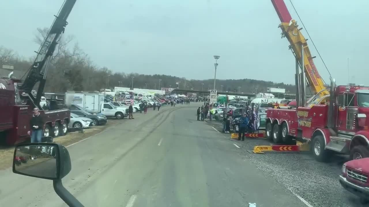 Truckers Freedom Convoy USA arrives in Maryland with Biggest Welcome