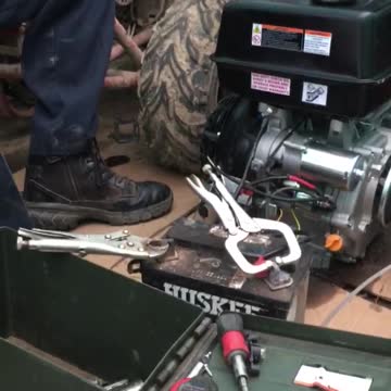 Dad got the new Motor running