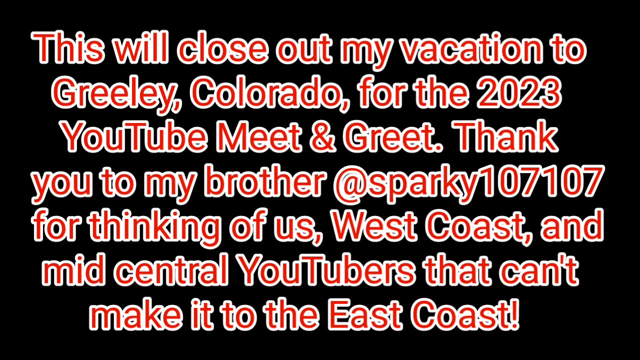 Just Driving Home, Last Day of Vacation