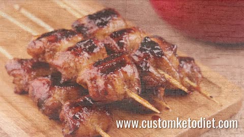 Keto BBQ Chicken Kabobs