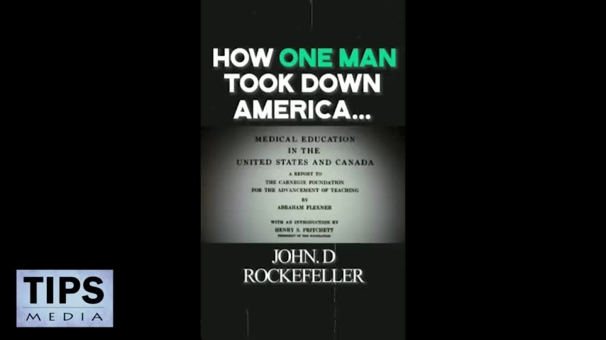 Rockefeller created big pharma