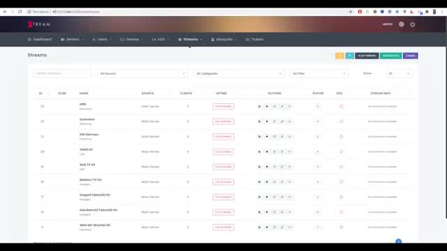 Add EPG to thousands of IPTV channels automatically in Xtream UI Panel