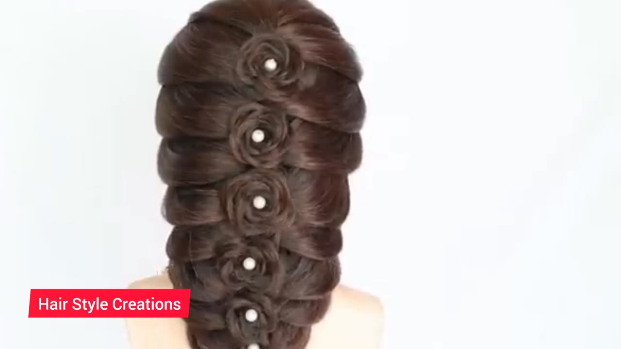 Beautiful hair style for wedding