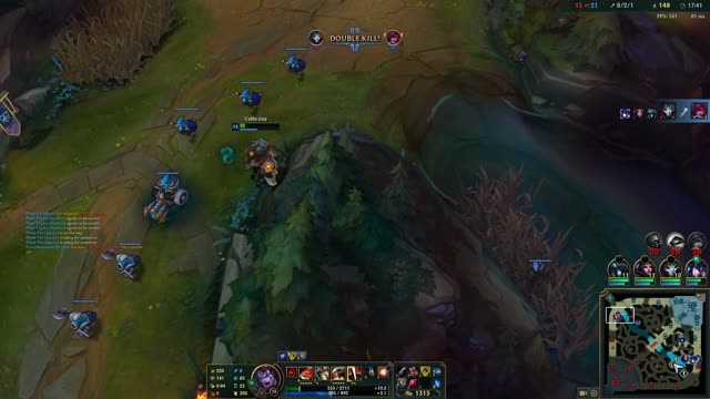 League of Legends (S 12) 10% hp Darius Outplay