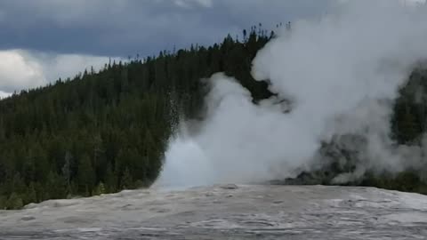 Old faithful goes off