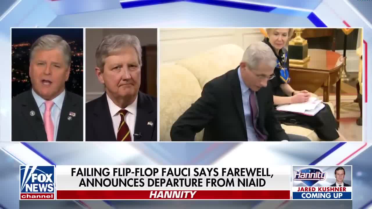 Sen. Kennedy has a message for Dr. Fauci following decision to step down