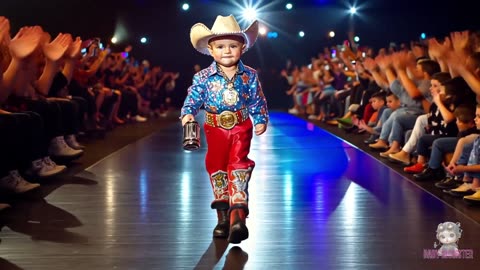 Cute babies fashion show 😍