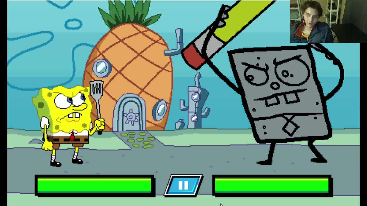 Try Not To Laugh Challenge #7 By Watching SpongeBob VS DoodleBob Nick's Not So Ultimate Boss Battles